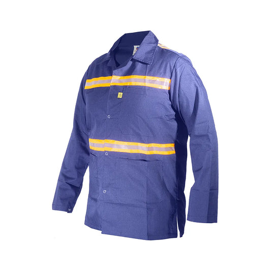 Bata Antiestática ESD con Reflejante