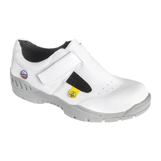 Calzado Antiestático ESD Tipo CROCCS  MODELO A-7 Blanco