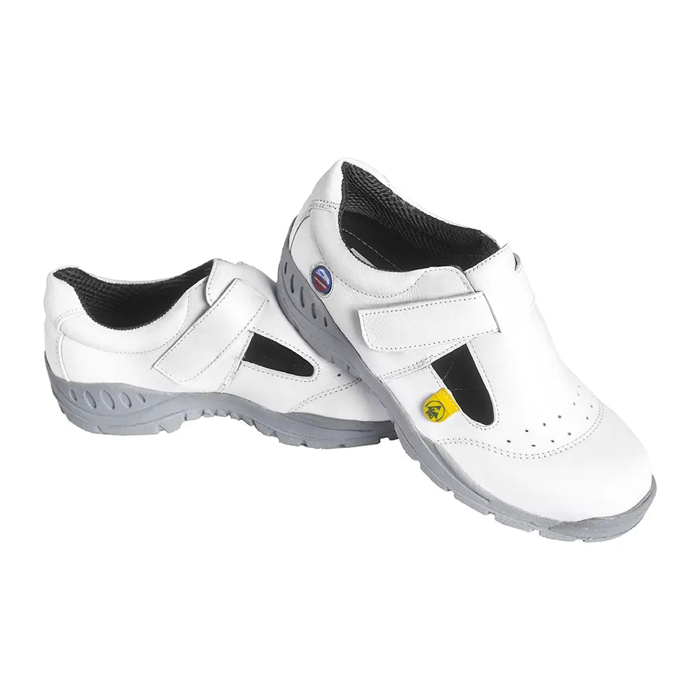 Calzado Antiestático ESD Tipo CROCCS MODELO A-7 Blanco