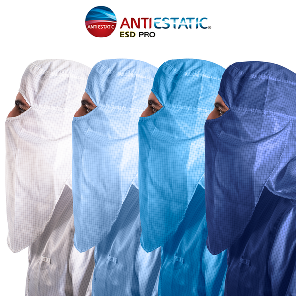 Escafandra Antiestática ESD Tipo Ninja para Cuartos limpios y Pintura