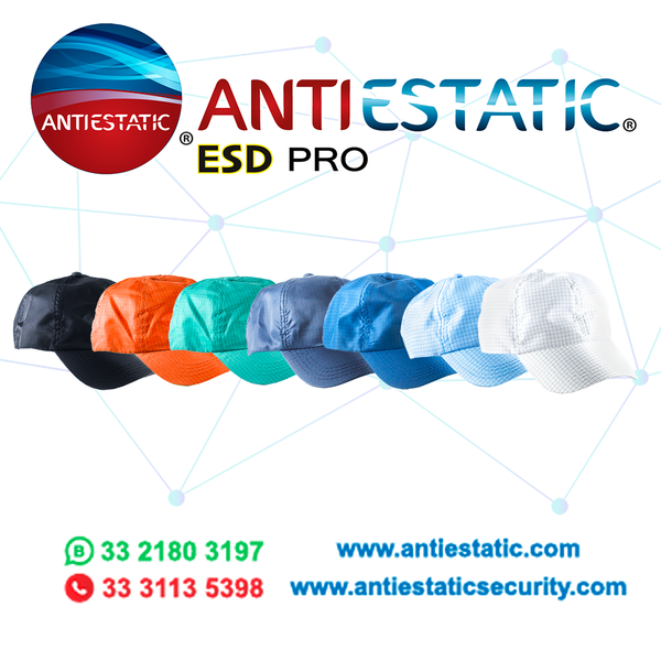 Gorra Antiestática ESD para Cuartos Limpios