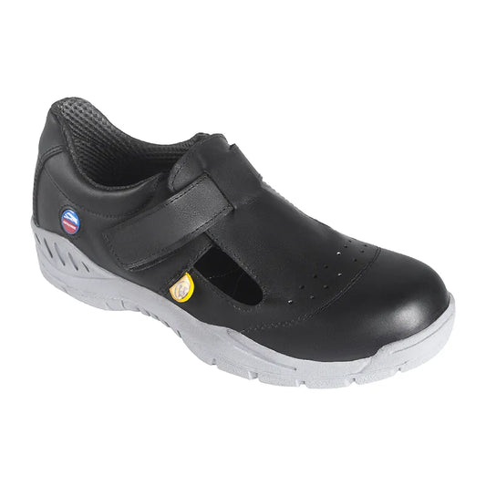 Calzado Antiestático ESD Tipo CROCCS  MODELO A-7 Negro