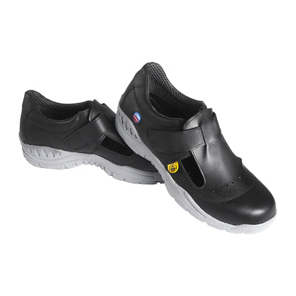 Calzado Antiestático ESD Tipo CROCCS  MODELO A-7 Negro