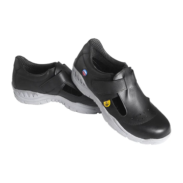 Calzado Antiestático ESD Tipo CROCCS  MODELO A-7 Negro