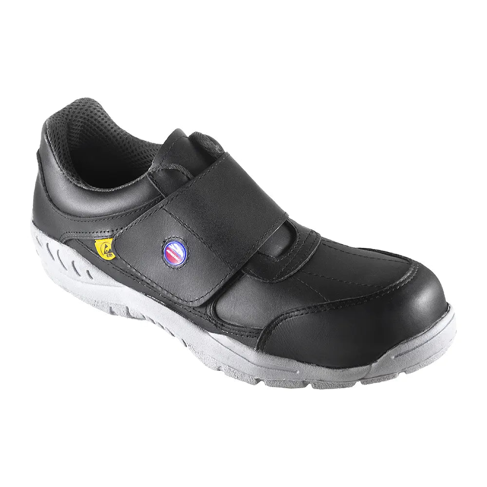 Calzado Antiestático ESD Con Casco de Poliamida  A-9P Negro
